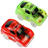 Circuito Coches de Carreras Niños 2 PCS Juguetes Coches para Pista Niños 3 4 5 6 Años- Entrega aleatoria de color